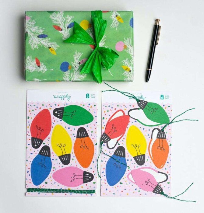 Gift Tags | Pop-Out | Christmas Lights