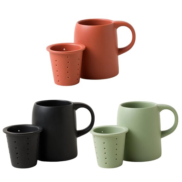 Good Citizen Coffee Co. Tea Infuser Mug | Ceramic 2-in-1