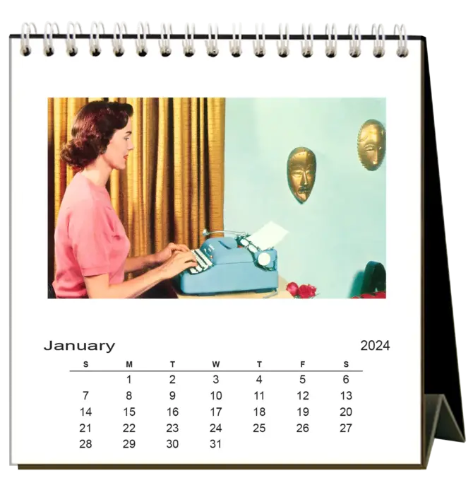 Desk Calendar | 2024 Boring