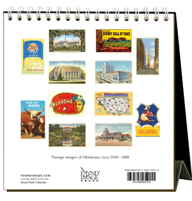 Desk Calendar 2024 Oklahoma PLENTY Mercantile & Event Venue