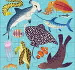 Puzzle | Magnetic | Land & Sea Animals