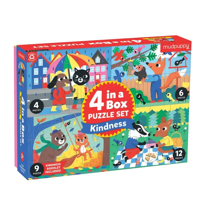 Puzzle Set | 4-In-a-Box Progressive | Kindness