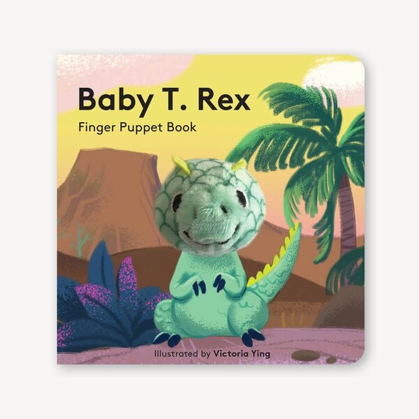 Chronicle Books Board Book | Finger Puppet | Baby T-Rex