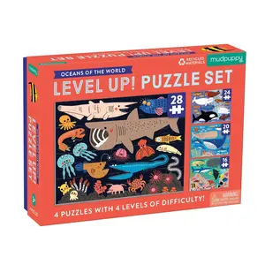Chronicle Books Puzzle Set | Level Up! | Oceans of the World