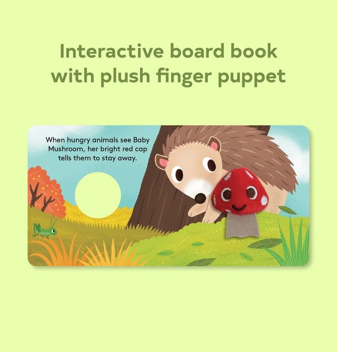 Board Book | Finger Puppet | Baby Mushroom