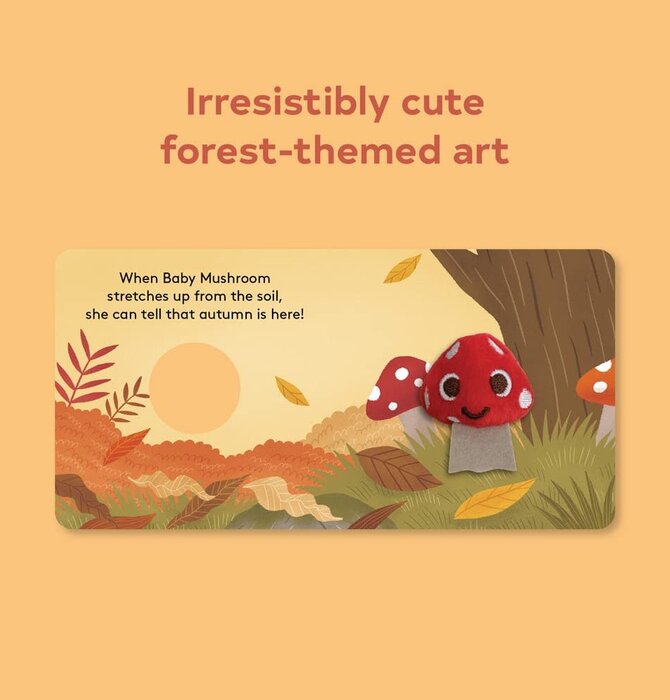 Board Book | Finger Puppet | Baby Mushroom