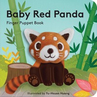 Chronicle Books Board Book | Finger Puppet | Baby Red Panda