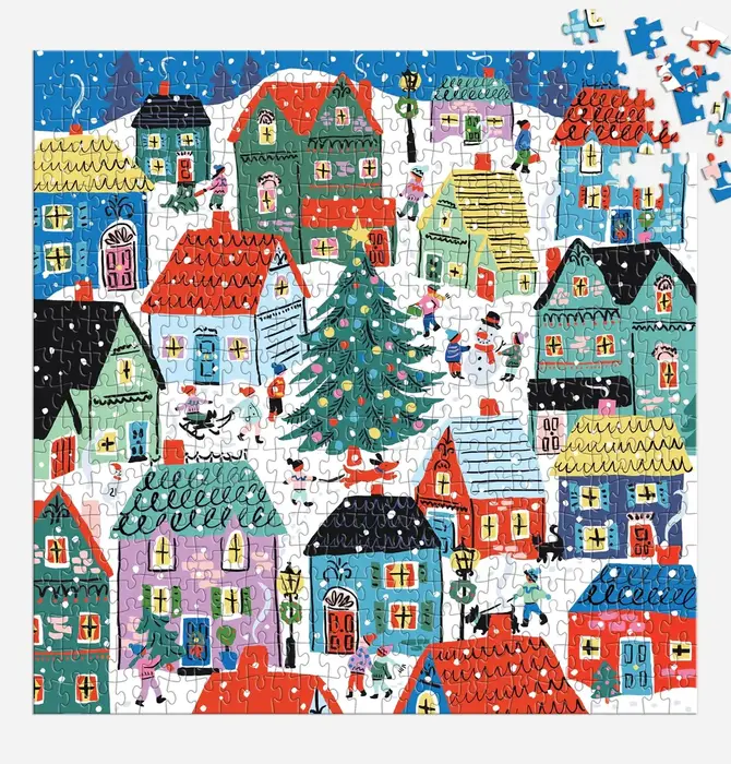 Puzzle | 500-Piece | Christmas in the Village