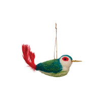 Creative Co-Op Ornament | Felt Bird