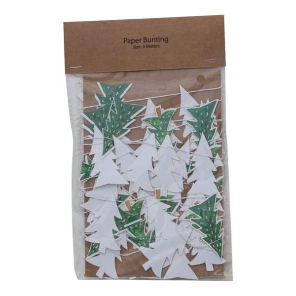 Creative Co-Op Garland | Holiday | Paper Bunting