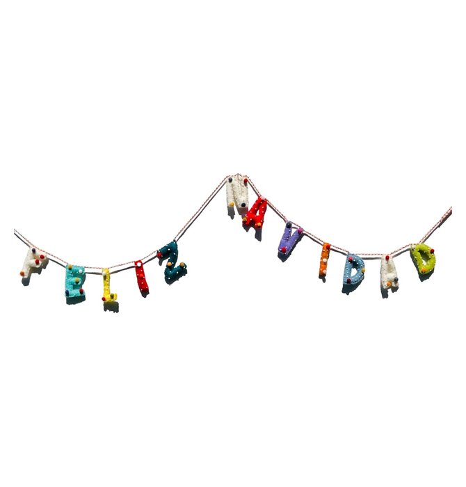Garland | Felt Feliz Navidad | Multi