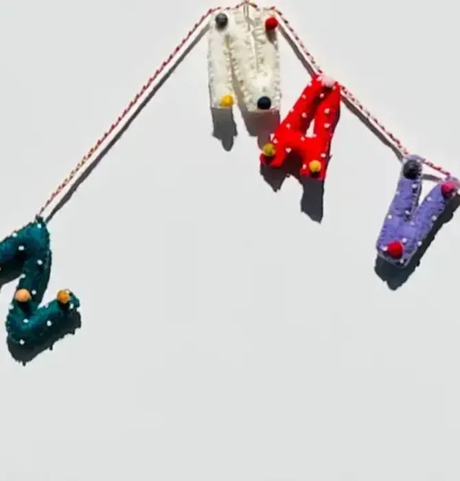Garland | Felt Feliz Navidad | Multi