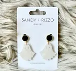 Earrings | Ghost | Medium White | Pearl Dangle