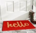 Doormat | Hello (Red)