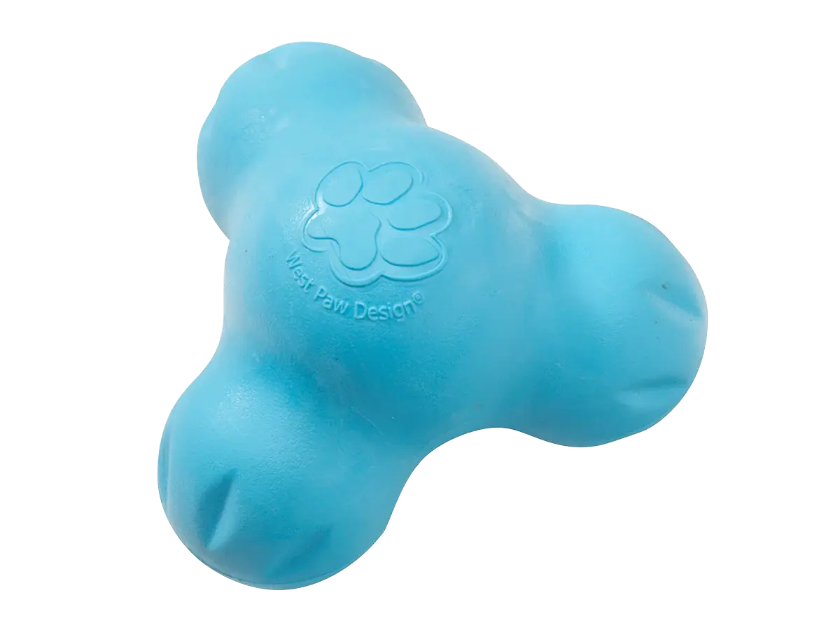 West Paw Hurley Dog Toy - Small - Aqua Blue