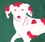 Bag | Dog Print | Pink/Green