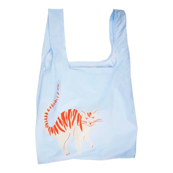 Kind Bag Bag | Cat Print | Red/Blue