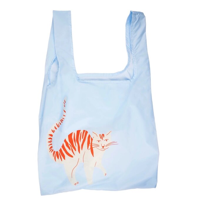 Bag | Cat Print | Red/Blue