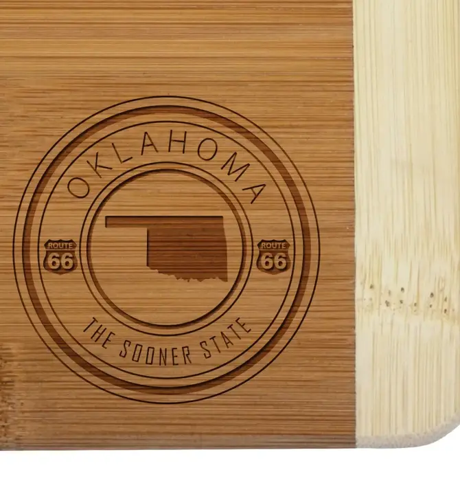 Bar Cutting Board | Oklahoma Stamp