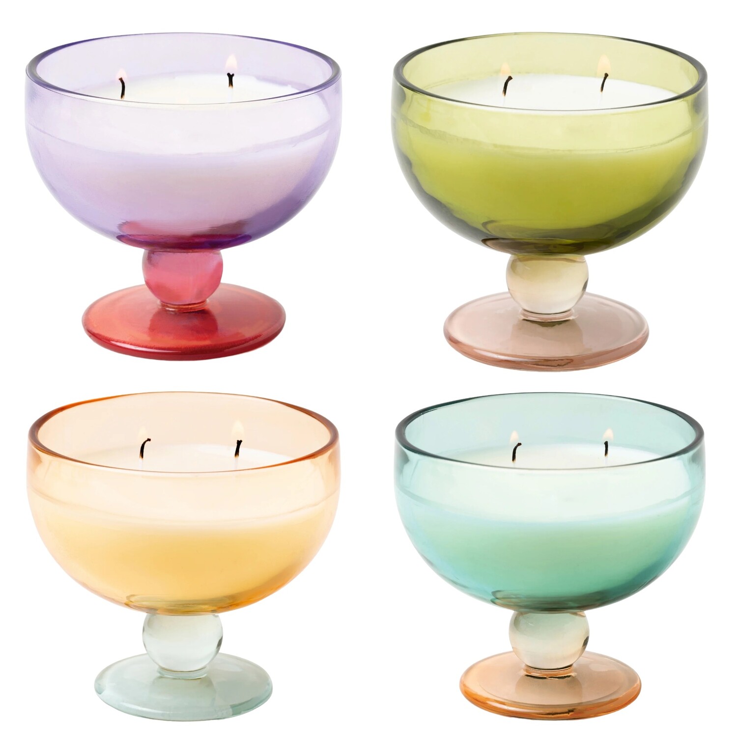 Aura Petite Oil Candle, Square Glass Oil Candle