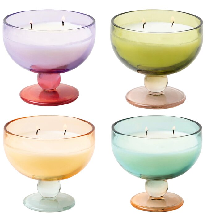 Candle | "Aura" | Glass Goblet