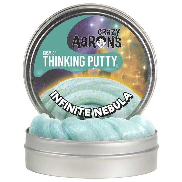 Crazy Aaron's Puttyworld Thinking Putty Tin | Infinite Nebula | 4" Full Size
