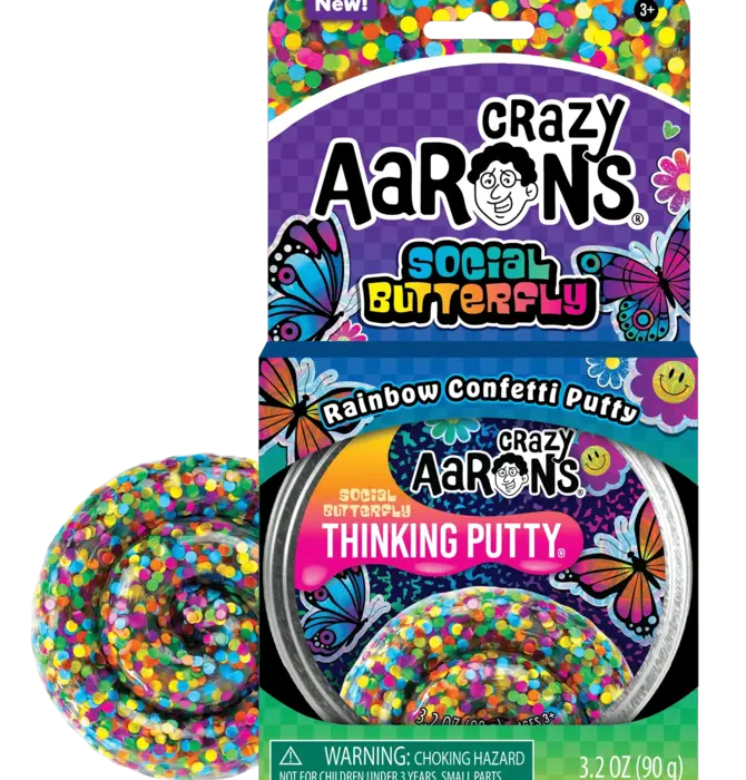 x-Thinking Putty Tin | Social Butterfly | 4" Full Size