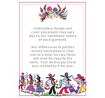 Stocking | Embroidered Otomi | Royal Blue