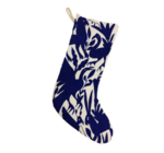 Stocking | Embroidered Otomi | Royal Blue