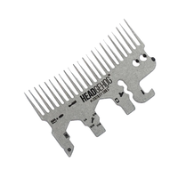 Zootility Tools Wallet Comb + Multi-Tool | Headgehog