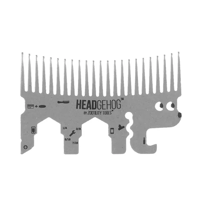 Wallet Comb + Multi-Tool | Headgehog