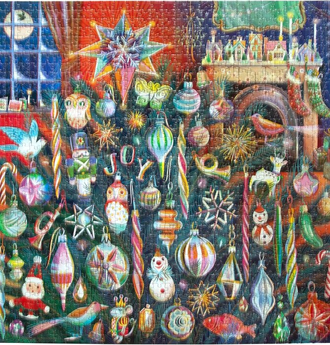 Puzzle | 1000-Piece | Holiday Ornaments