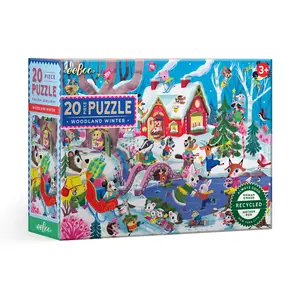 EEBOO Puzzle | 20-Piece | Woodland Winter