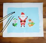 Kit | Paint-by-Numbers Kids | Santa & Friends