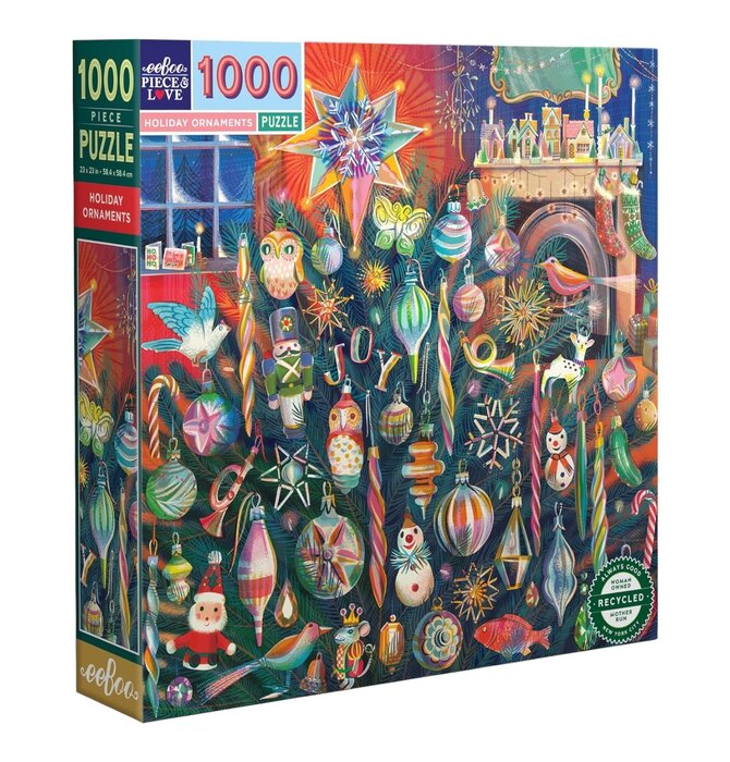 Puzzle | 1000-Piece | Holiday Ornaments