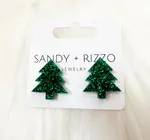 Earrings | Christmas Tree | Medium Stud