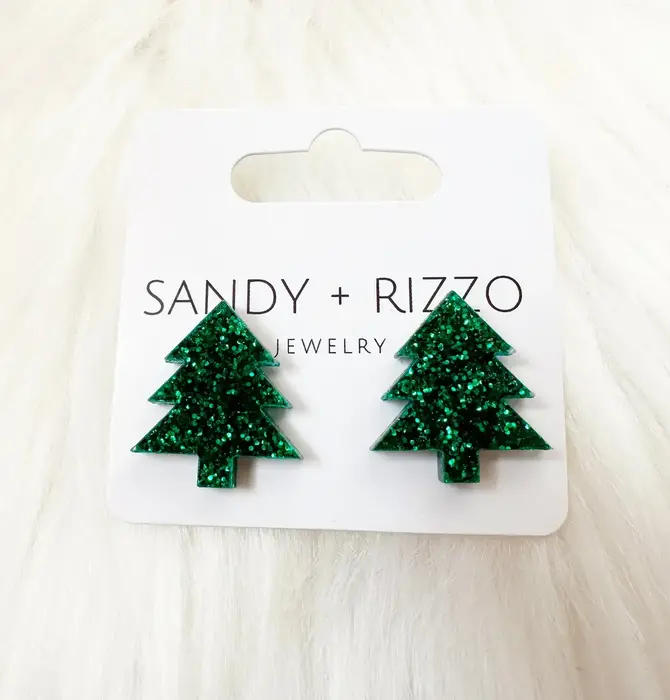 Earrings | Christmas Tree | Medium Stud