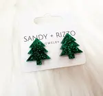 Earrings | Christmas Tree | Medium Stud