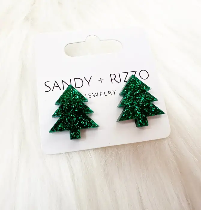 Earrings | Christmas Tree | Medium Stud