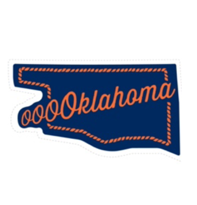 Sticker | Oklahoma | Rope Thunder Colors