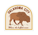 Sticker | Oklahoma City | Where The Buffalo Roam