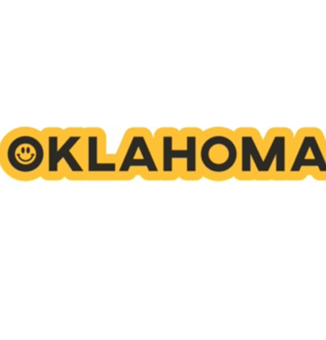 Sticker | Oklahoma | Smiley Face
