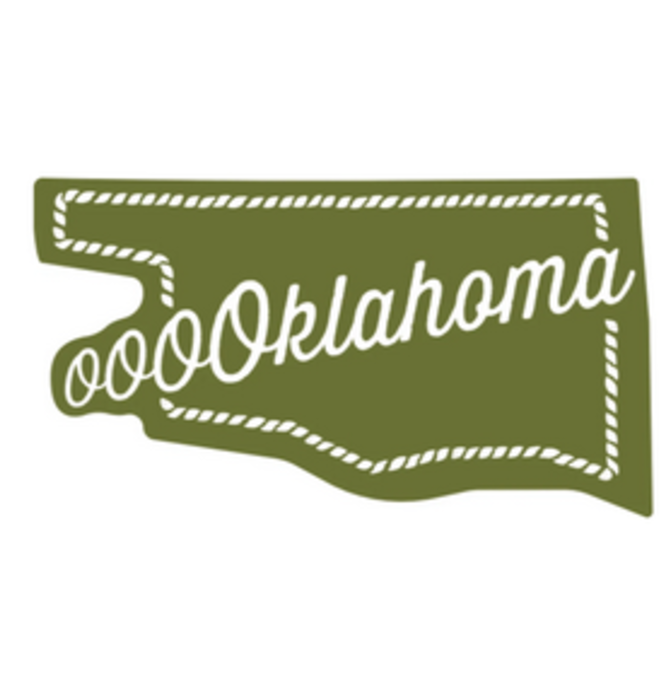 Sticker | Oklahoma | Rope Green