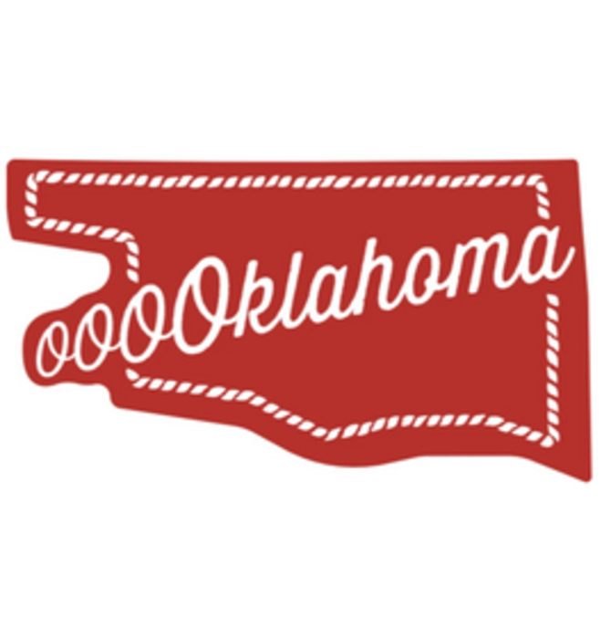 Sticker | Oklahoma | Rope Red