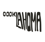 Sticker | Oklahoma | Bubble Black & White