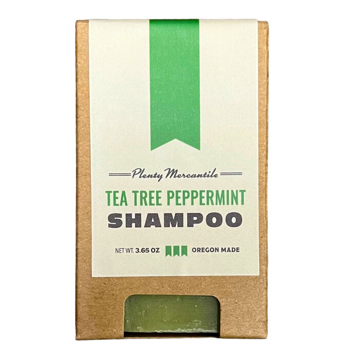 Shampoo Bar | Plenty Organic | Tea Tree Peppermint