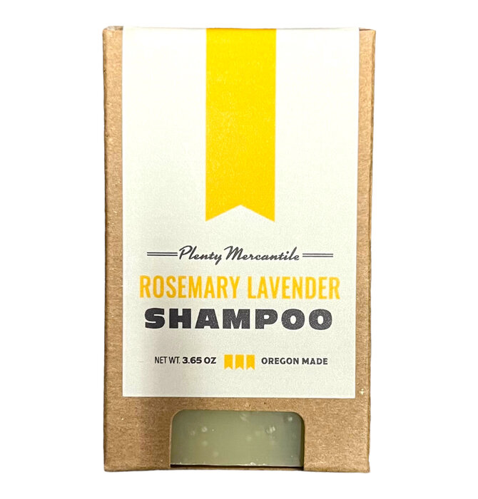 Shampoo Bar  | Plenty Organic | Rosemary Lavender