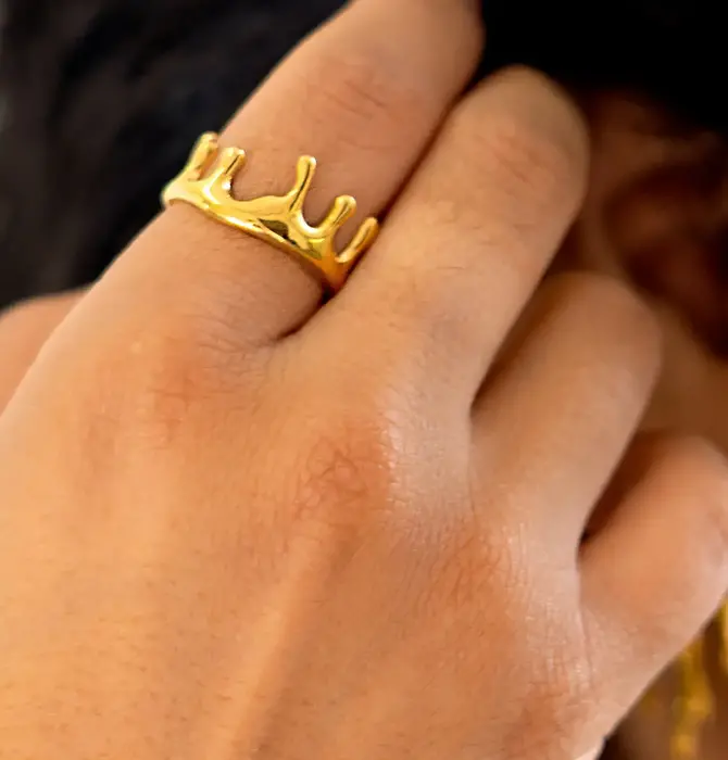 Ring | Drip Drop | 18K Gold Plated