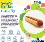 Dog Toy | Nylon Hot Dog | MED/LG
