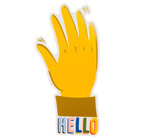 Sticker | Helping Hand Hello
